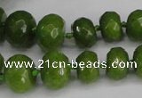 CCN2758 15.5 inches 5*8mm - 12*16mm faceted rondelle candy jade beads