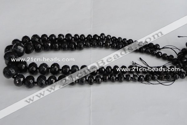 CCN2763 15.5 inches 5*8mm - 12*16mm faceted rondelle candy jade beads