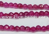 CCN2811 15.5 inches 3mm tiny faceted round candy jade beads