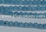 CCN2814 15.5 inches 3mm tiny faceted round candy jade beads