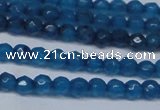 CCN2816 15.5 inches 3mm tiny faceted round candy jade beads