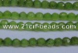 CCN2817 15.5 inches 3mm tiny faceted round candy jade beads