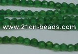 CCN2819 15.5 inches 3mm tiny faceted round candy jade beads