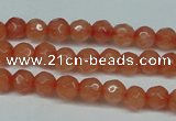 CCN2820 15.5 inches 4mm tiny faceted round candy jade beads