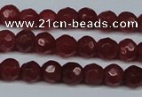 CCN2821 15.5 inches 4mm tiny faceted round candy jade beads