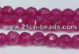 CCN2830 15.5 inches 5mm faceted round candy jade beads