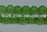 CCN2834 15.5 inches 5mm faceted round candy jade beads