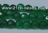 CCN2835 15.5 inches 5mm faceted round candy jade beads