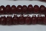 CCN2850 15.5 inches 2*4mm faceted rondelle candy jade beads