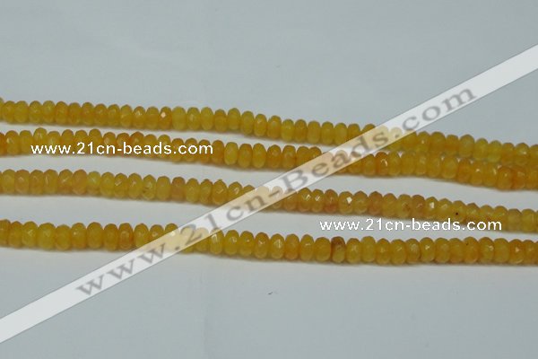 CCN2852 15.5 inches 2*4mm faceted rondelle candy jade beads