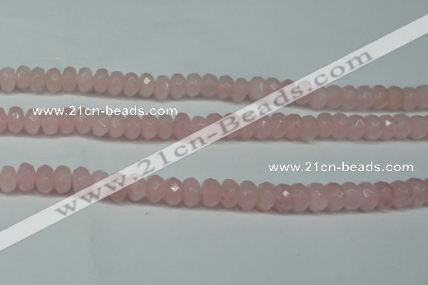 CCN2860 15.5 inches 4*6mm faceted rondelle candy jade beads