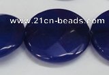 CCN287 15.5 inches 30mm faceted coin candy jade beads wholesale