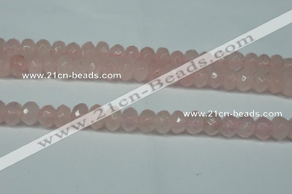 CCN2870 15.5 inches 5*8mm faceted rondelle candy jade beads