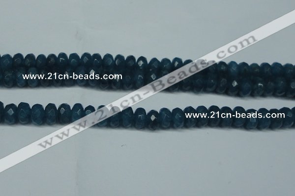 CCN2876 15.5 inches 5*8mm faceted rondelle candy jade beads