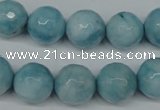 CCN2934 15.5 inches 12mm faceted round candy jade beads wholesale