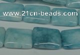 CCN2940 15.5 inches 13*18mm rectangle candy jade beads wholesale