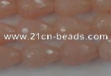 CCN3004 15.5 inches 10*15mm faceted teardrop candy jade beads