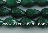 CCN3012 15.5 inches 10*15mm faceted teardrop candy jade beads