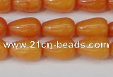 CCN3750 15.5 inches 8*12mm teardrop candy jade beads wholesale