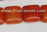 CCN3801 15.5 inches 20*20mm square candy jade beads wholesale