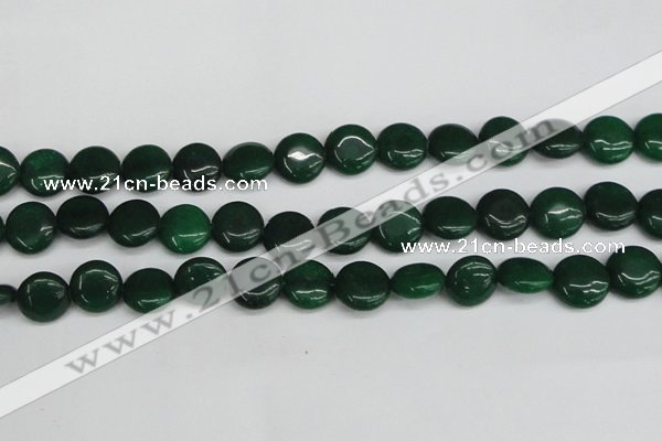 CCN3824 15.5 inches 14mm flat round candy jade beads wholesale