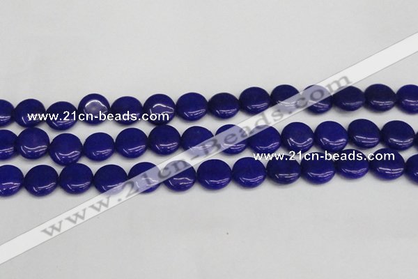 CCN3826 15.5 inches 14mm flat round candy jade beads wholesale