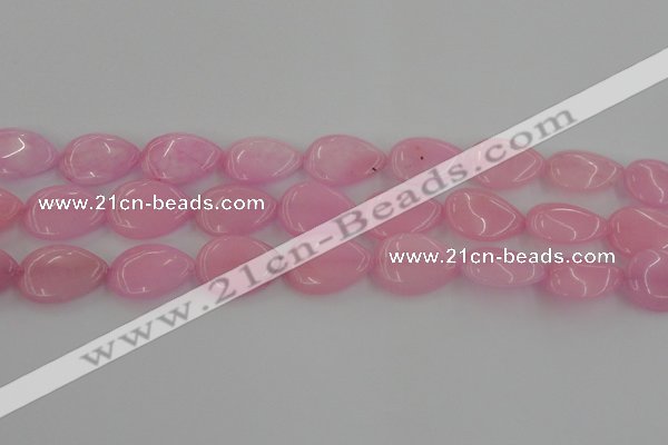 CCN3890 15.5 inches 18*25mm flat teardrop candy jade beads