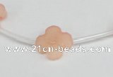 CCN3945 15.5 inches 15mm carved flower candy jade beads wholesale