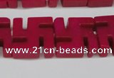 CCN3958 15.5 inches 20*20mm svastika candy jade beads wholesale
