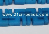 CCN3962 15.5 inches 20*20mm svastika candy jade beads wholesale