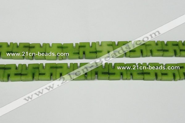 CCN3964 15.5 inches 20*20mm svastika candy jade beads wholesale