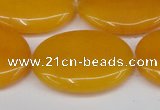 CCN3985 15.5 inches 30*40mm oval candy jade beads wholesale