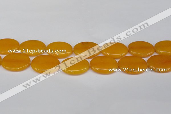 CCN3985 15.5 inches 30*40mm oval candy jade beads wholesale