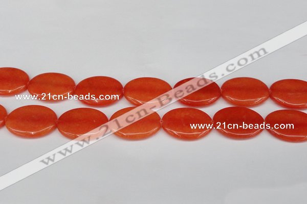 CCN3986 15.5 inches 30*40mm oval candy jade beads wholesale