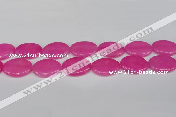 CCN3987 15.5 inches 30*40mm oval candy jade beads wholesale