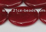 CCN3989 15.5 inches 30*40mm oval candy jade beads wholesale