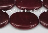 CCN3991 15.5 inches 30*40mm oval candy jade beads wholesale