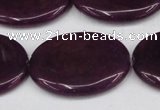 CCN3992 15.5 inches 30*40mm oval candy jade beads wholesale