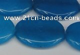 CCN3994 15.5 inches 30*40mm oval candy jade beads wholesale