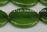 CCN3996 15.5 inches 30*40mm oval candy jade beads wholesale