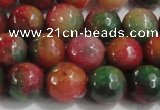 CCN4003 15 inches 10mm faceted round candy jade beads wholesale