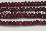 CCN4104 15.5 inches 2*4mm faceted rondelle candy jade beads