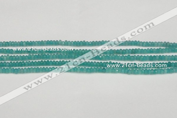 CCN4106 15.5 inches 2*4mm faceted rondelle candy jade beads