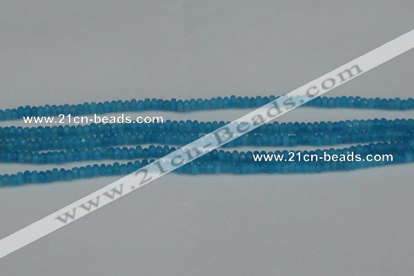 CCN4107 15.5 inches 2*4mm faceted rondelle candy jade beads