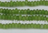 CCN4108 15.5 inches 2*4mm faceted rondelle candy jade beads
