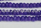 CCN4131 15.5 inches 4*6mm faceted rondelle candy jade beads