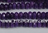 CCN4132 15.5 inches 4*6mm faceted rondelle candy jade beads