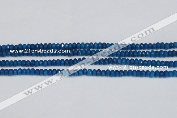 CCN4134 15.5 inches 4*6mm faceted rondelle candy jade beads