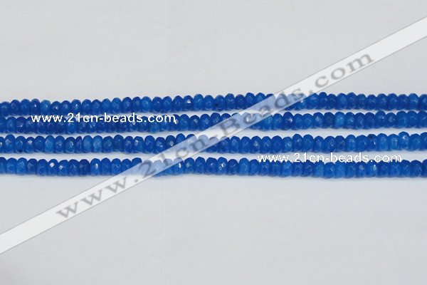 CCN4135 15.5 inches 4*6mm faceted rondelle candy jade beads