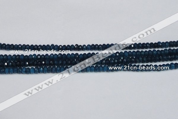 CCN4136 15.5 inches 4*6mm faceted rondelle candy jade beads